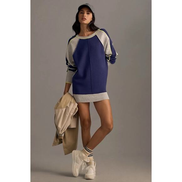 Anthropologie Dresses & Skirts - Daily Practice by Anthropologie Long-Sleeve Colorblock Mini Dress